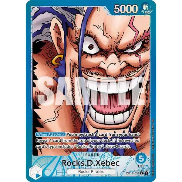 One Piece Trading Card Game The World's Strongest Warriors Leader Rocks.D.Xebec OP17-039 [Alternate Art]