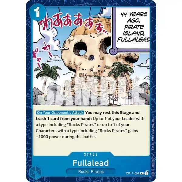 One Piece Trading Card Game The World's Strongest Warriors Common Fullalead OP17-057