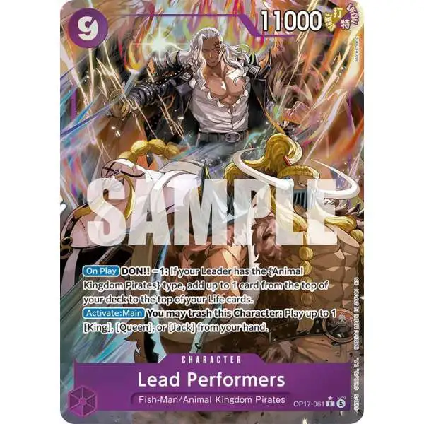 One Piece Trading Card Game The World's Strongest Warriors Rare Lead Performers OP17-061 [Alternate Art]