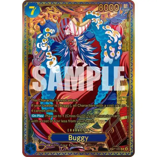 One Piece Trading Card Game The World's Strongest Warriors Promo Buggy P-084 [SP]