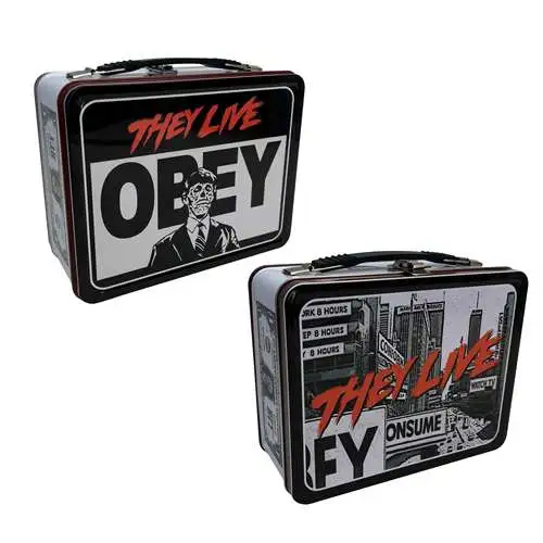 They Live "Obey" Tin Tote Lunch Box