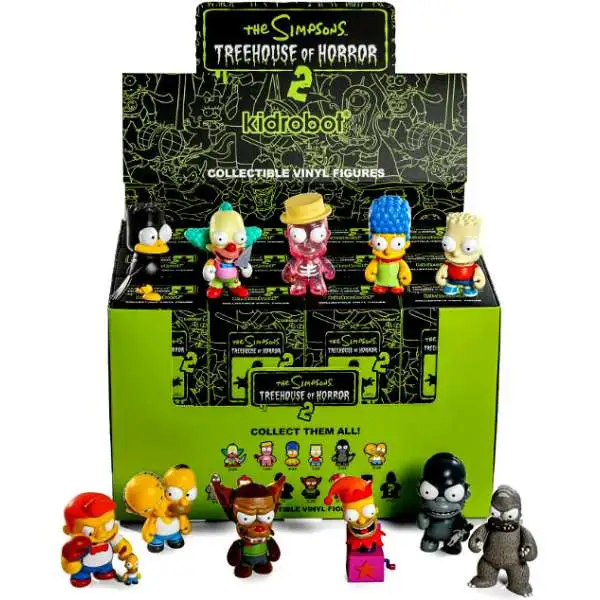 The Simpsons Vinyl Mini Figure Series 2 Treehouse of Horror 3-Inch Mystery Box [24 Packs]