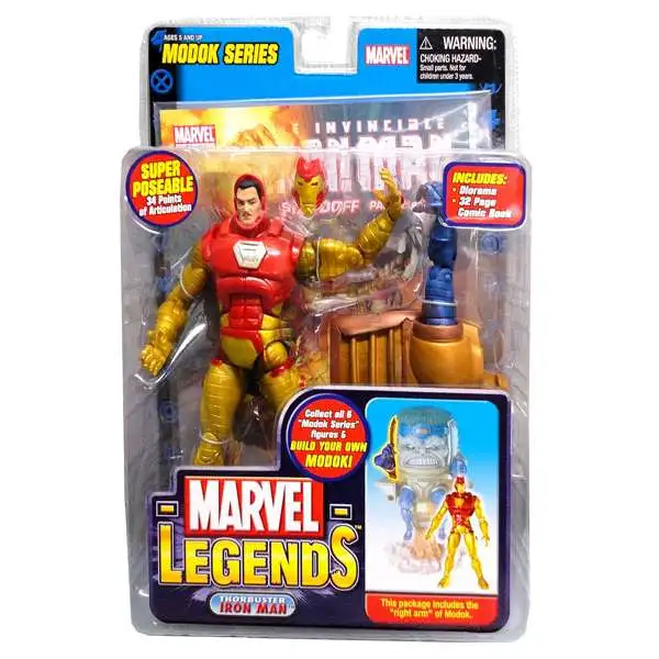 Marvel Legends Series 15 M.O.D.O.K. Thor-Buster Armor Iron Man Action Figure [Damaged Package]