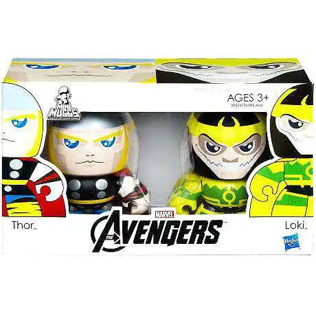 Marvel Avengers Mini Muggs Thor & Loki Vinyl Figure 2-Pack