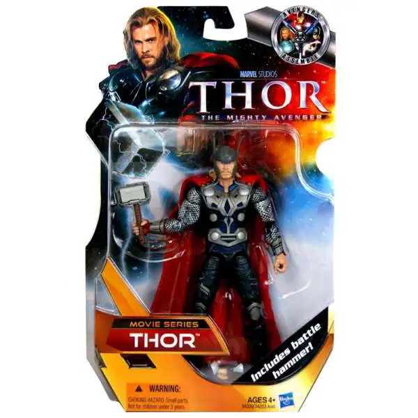 Thor 2103 Hasbro Marvel 12" Action Figure With Hammer for sale online 