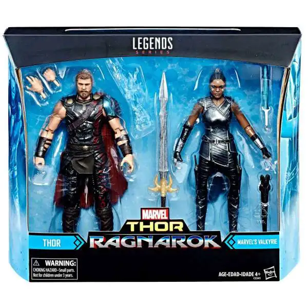 Thor: Ragnarok Marvel Legends Thor & Valkyrie Exclusive Action Figure 2-Pack