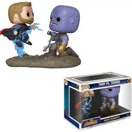 Funko Avengers Infinity War POP! Marvel Thor vs. Thanos Vinyl Bobble Head 2-Pack #707 [Movie Moments]
