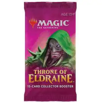 MtG Throne of Eldraine COLLECTOR Booster Pack [15 Cards]
