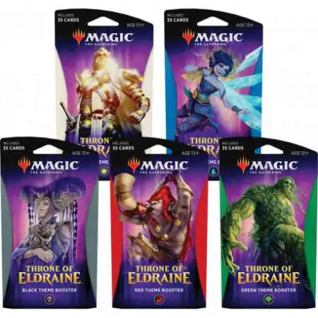 MtG Throne of Eldraine Set of 5 Theme Boosters