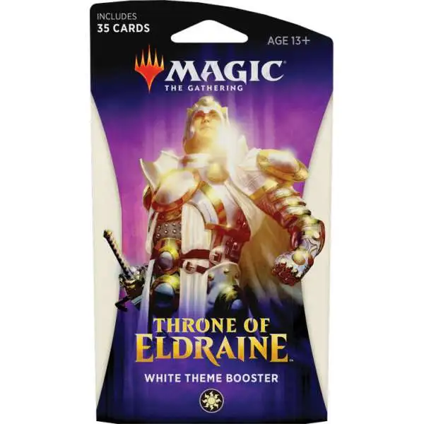 MtG Throne of Eldraine White Theme Booster Pack [35 Cards]