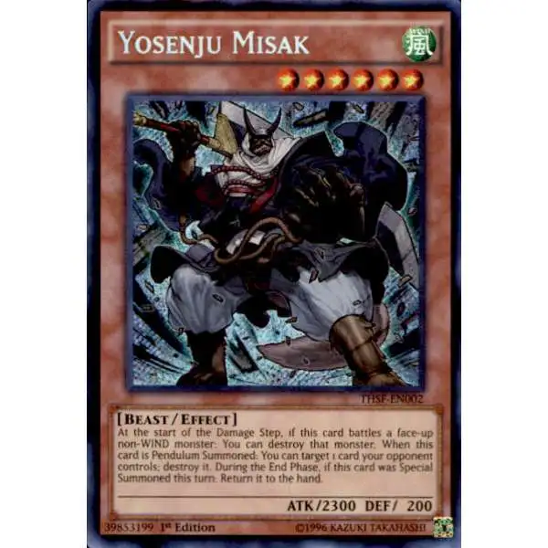 YuGiOh The Secret Forces Secret Rare Yosenju Misak THSF-EN002