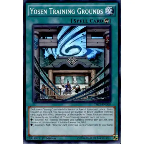 YuGiOh The Secret Forces Super Rare Yosen Training Grounds THSF-EN008
