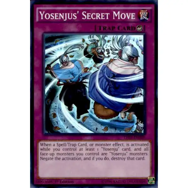 YuGiOh The Secret Forces Super Rare Yosenjus' Secret Move THSF-EN009