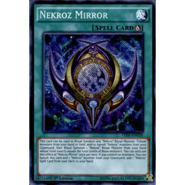 YuGiOh The Secret Forces Secret Rare Nekroz Mirror THSF-EN020