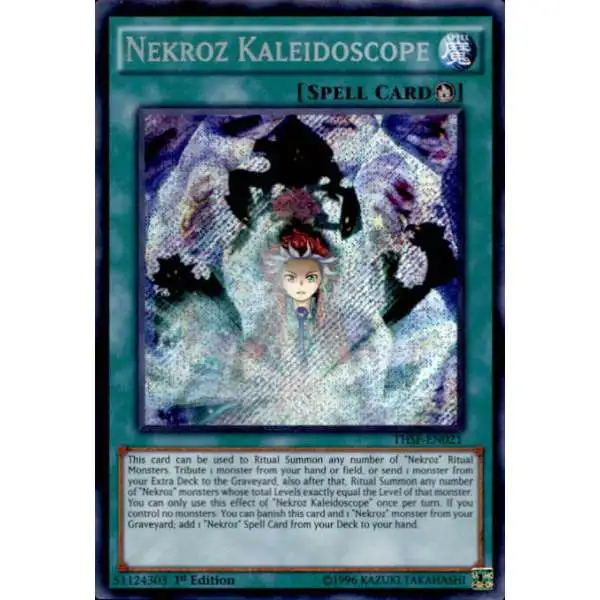 YuGiOh The Secret Forces Secret Rare Nekroz Kaleidoscope THSF-EN021