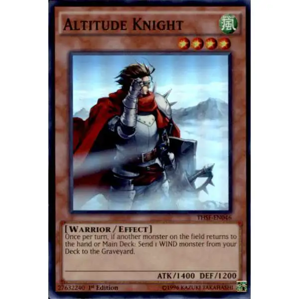 YuGiOh The Secret Forces Super Rare Altitude Knight THSF-EN046