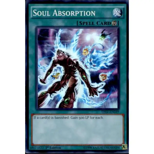 YuGiOh The Secret Forces Super Rare Soul Absorption THSF-EN049
