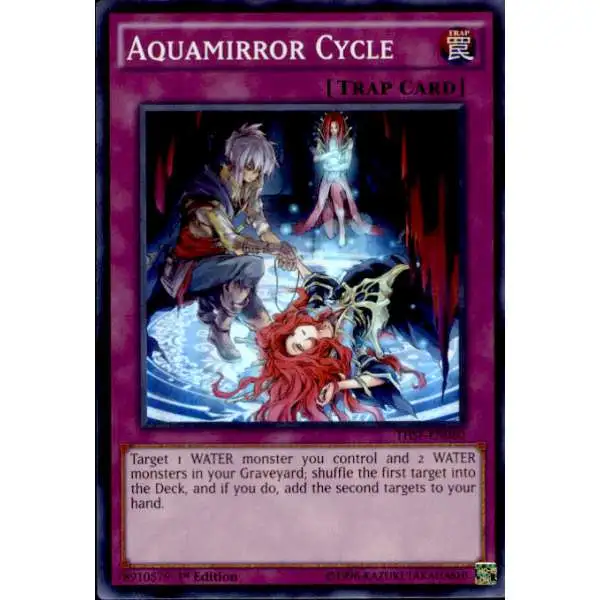 YuGiOh The Secret Forces Super Rare Aquamirror Cycle THSF-EN060