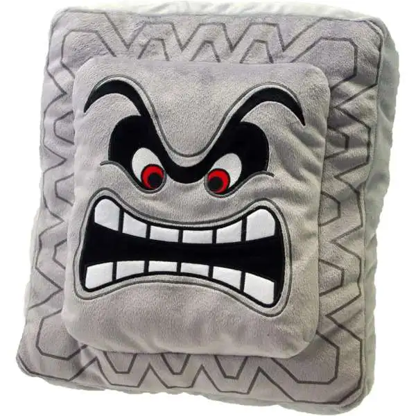 Super Mario Thwomp Plush Pillow (Pre-Order ships October)