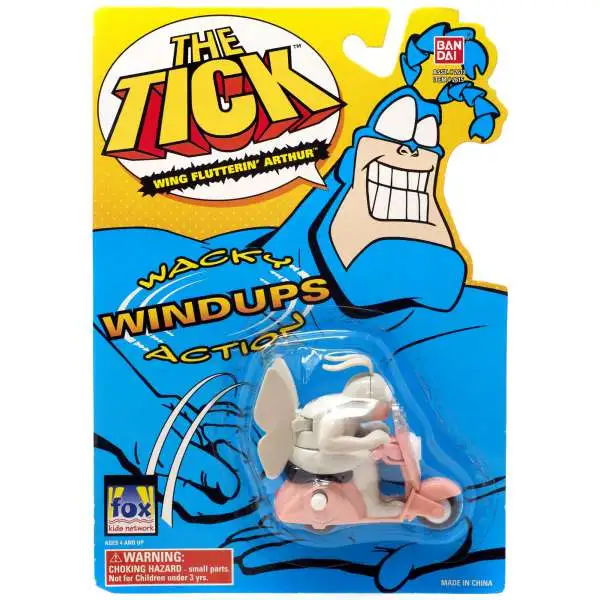 The Tick Wacky Windups Action Wing Flutterin' Arthur Figurine