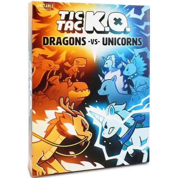 Tic Tac K.O. Dragons vs. Unicorns Board Game Expansion