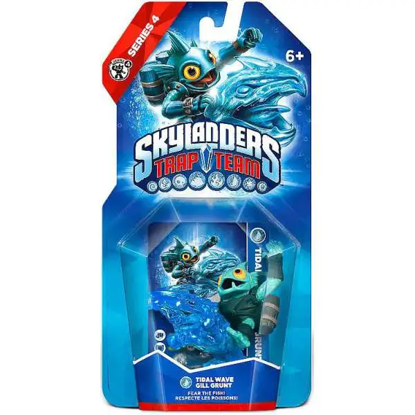 Skylanders Trap Team Series 4 Tidal Wave Gill Grunt Figure Pack