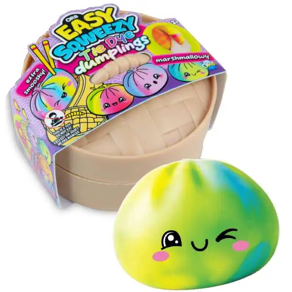 Easy Sqweezy Tie Dye Dumplings Squeeze Toy Mystery Pack 1 RANDOM