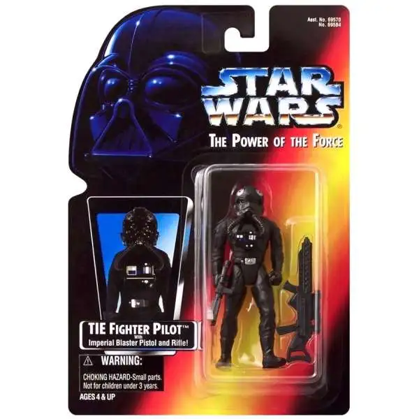 Star Wars A New Hope Power of the Force POTF2 TIE Fighter Pilot Action Figure