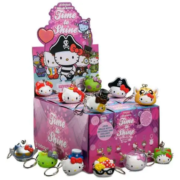 Hello kitty 限定根付け&チャームセット　86点 トレインボックス / ハローキティ新幹線 地域 ハローキティ