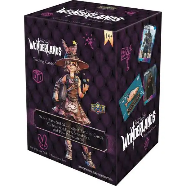 Borderlands Upper Deck Tiny Tina's Wonderland Trading Card BLASTER Box [7 Packs]