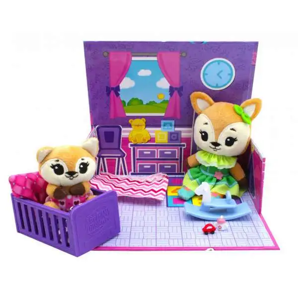Tiny Tukkins Fox Cuddle 'n' Play Den Core Pack