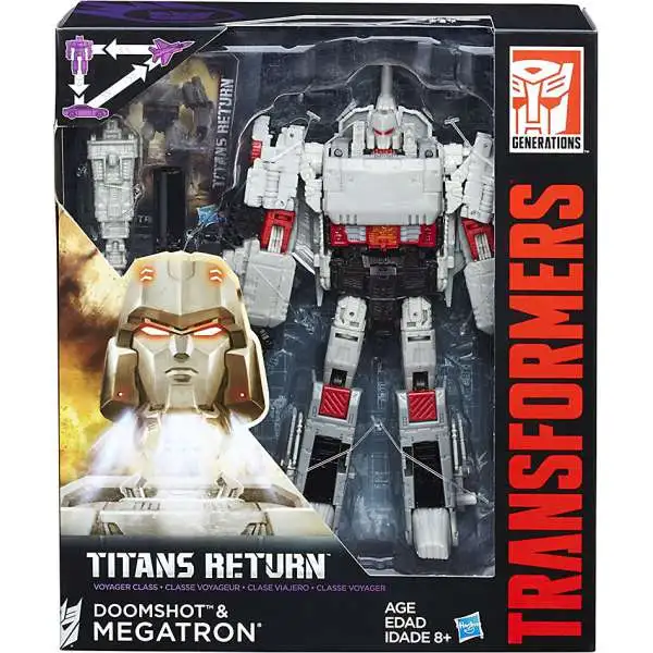 Transformers Generations Titans Return Doomshot & G1 Megatron Voyager Action Figure