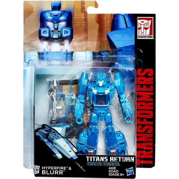Transformers Generations Titans Return Blurr & Hyperfire Deluxe Action Figure