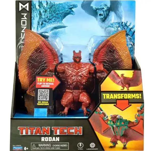 Godzilla Vs Kong Monsterverse Titan Tech Rodan Action Figure [Trasnforms!]