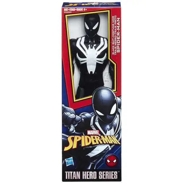 Titan Hero Series Web Warriors Black Suit Spider-Man Action Figure [Damaged Package]