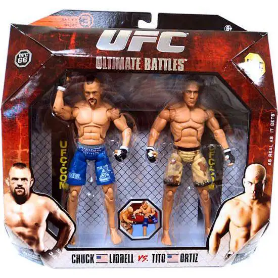 UFC Ultimate Battles Series 3 Tito Ortiz vs. Chuck Liddell Action Figure 2-Pack [UFC 66]