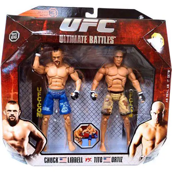 UFC Ultimate Battles Series 3 Tito Ortiz vs. Chuck Liddell Action Figure 2-Pack [UFC 66, Damaged Package]