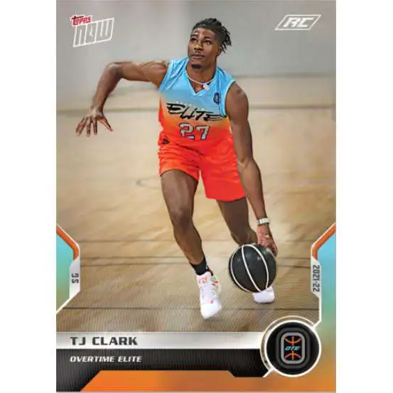 NBA Topps Now 2021-22 Overtime Elite Basketball TJ Clark D3 [Rookie Debut]