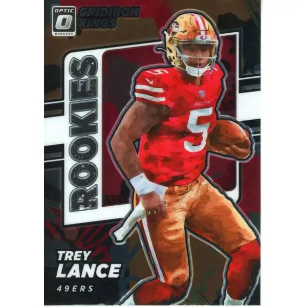 NFL 2021 Panini Donruss Optic Trey Lance RGK-3 [Rookie, Gridiron Kings]