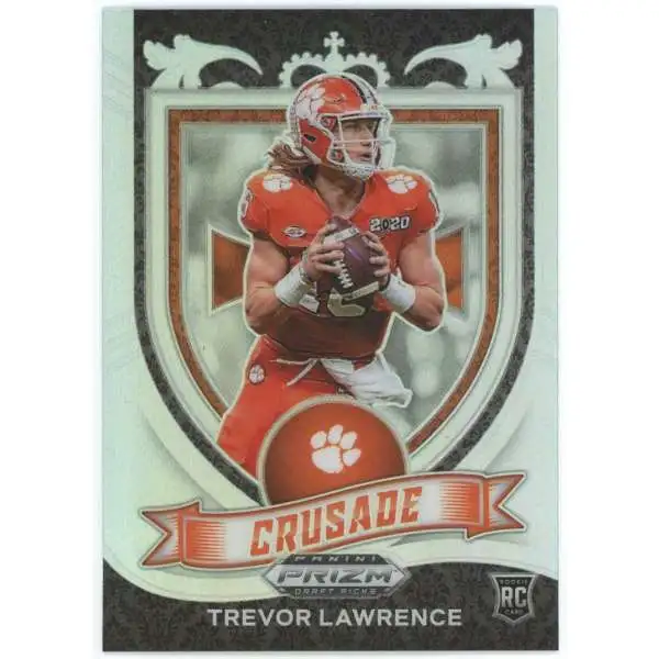 NFL 2021 Panini Prizm Draft Picks Silver Trevor Lawrence #161 [Rookie, Crusade]