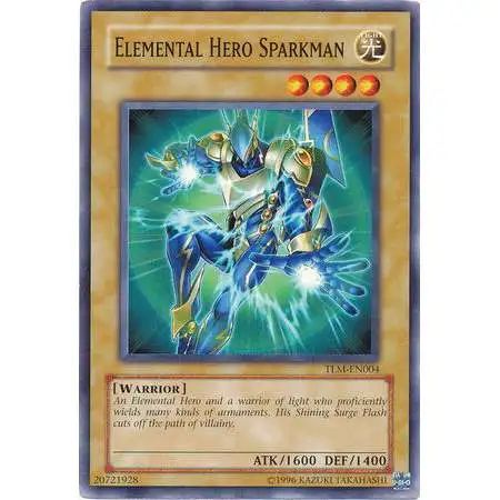 YuGiOh The Lost Millennium Common Elemental Hero Sparkman TLM-EN004