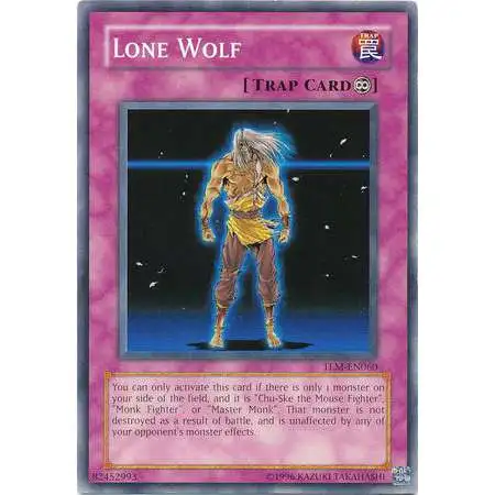 YuGiOh The Lost Millennium Common Lone Wolf TLM-EN060