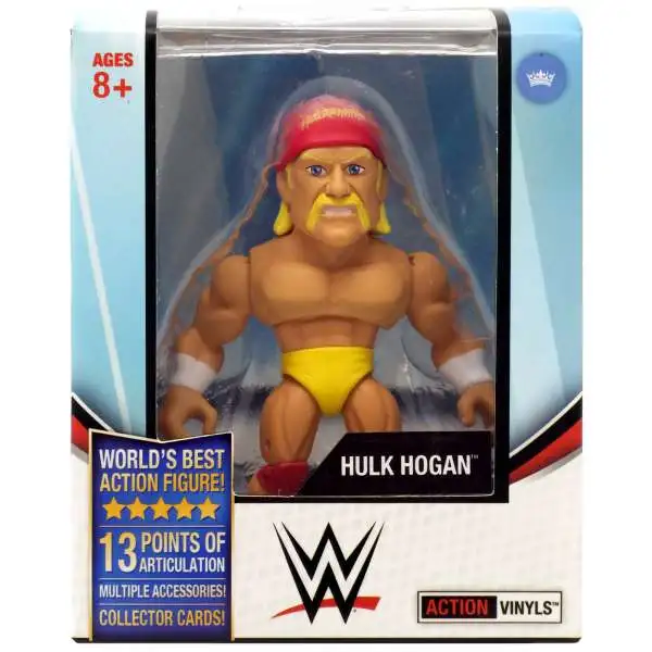 WWE Wrestling Action Vinyls Hulk Hogan 3.25-Inch Vinyl Figure [Red Bandana]