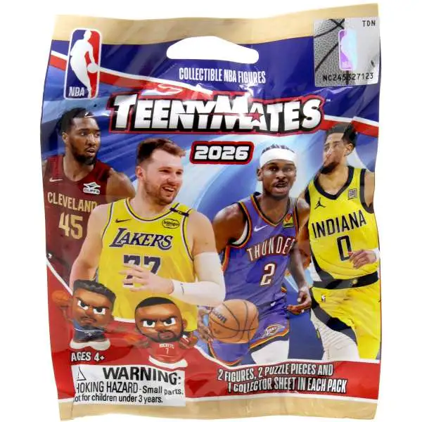 NBA TeenyMates Basketball Series 11 Mystery Pack