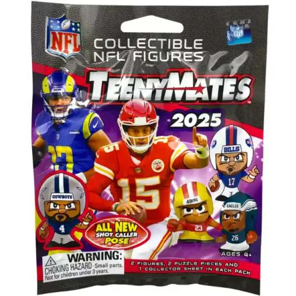 NFL TeenyMates 2025 Football Series 13 Mystery Box 32 Packs Party