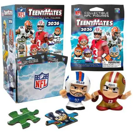 NFL TeenyMates 2026 Football Series 14 Mystery Box [32 Packs]