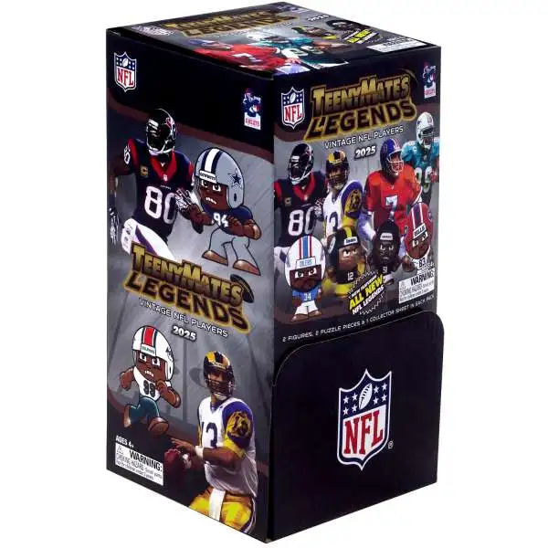 NFL TeenyMates Football Legends Vintage Series 3 Mystery Box [32 Packs]