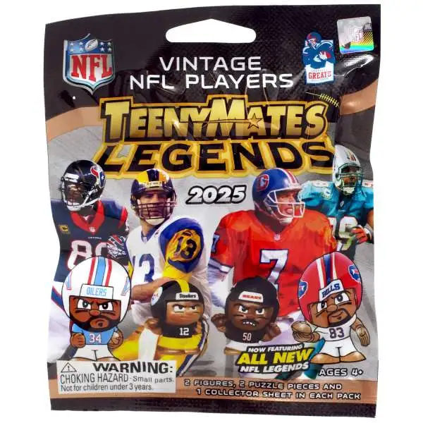 NFL TeenyMates Football Legends Vintage Series 3 Mystery Pack [2 RANDOM Figures]