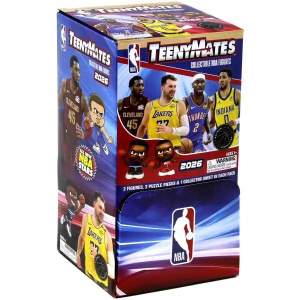NBA TeenyMates Basketball Series 11 Mystery Box [32 Packs]