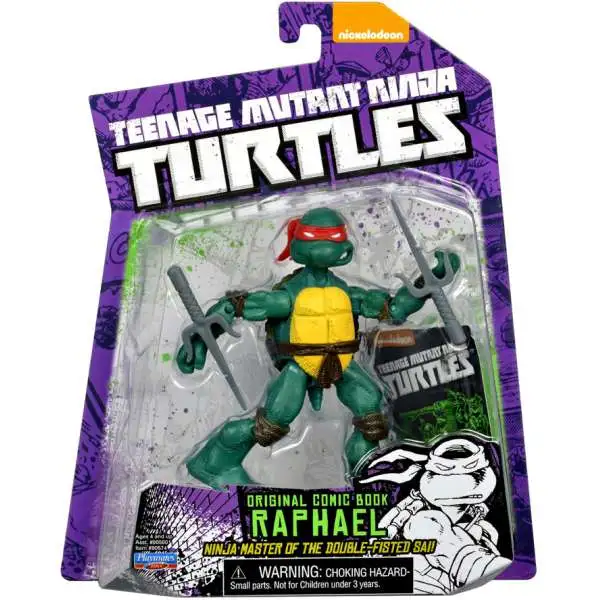 Teenage Mutant Ninja Turtles Nickelodeon Raphael Action FIgure [Original Comic Book]